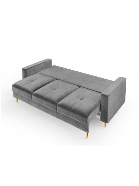 Canapea extensibila 3 locuri Tempo Light Grey