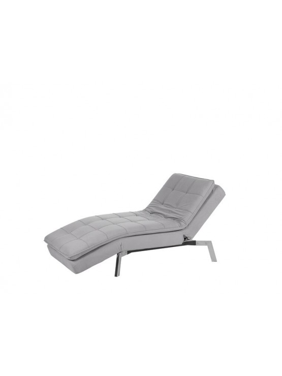 chaise lounge LOIRET, light grey