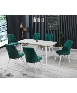 Set Masa extensibila Cu 6 Scaune	